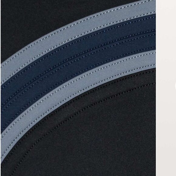 New LULULEMON Run Crew Tight Black Navy Gray 6 - Picture 3 of 7